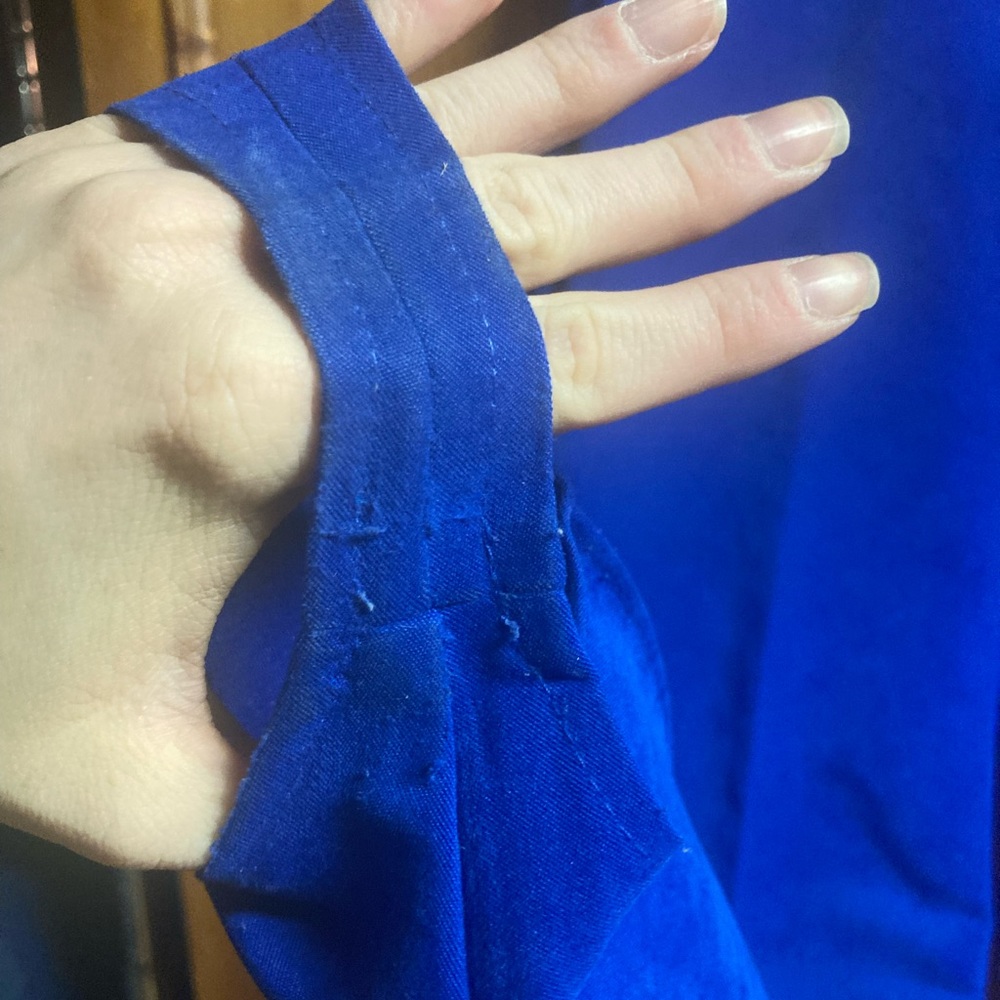 Blue Suede Pants - Picture 5 of 7